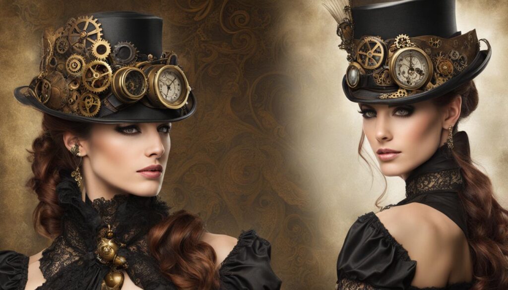 Defining features of steampunk style