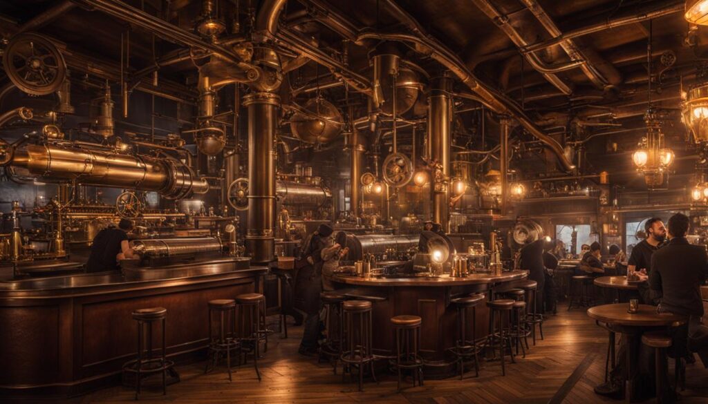 Steampunk Cafe Industry