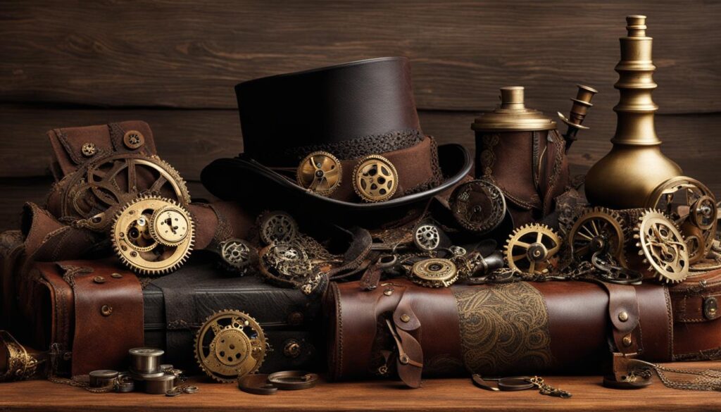 Steampunk clothing materials