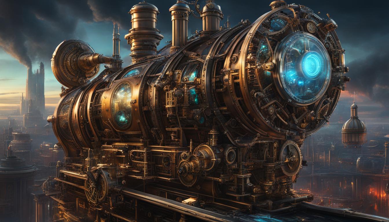 The merging of past and future in steampunk tales