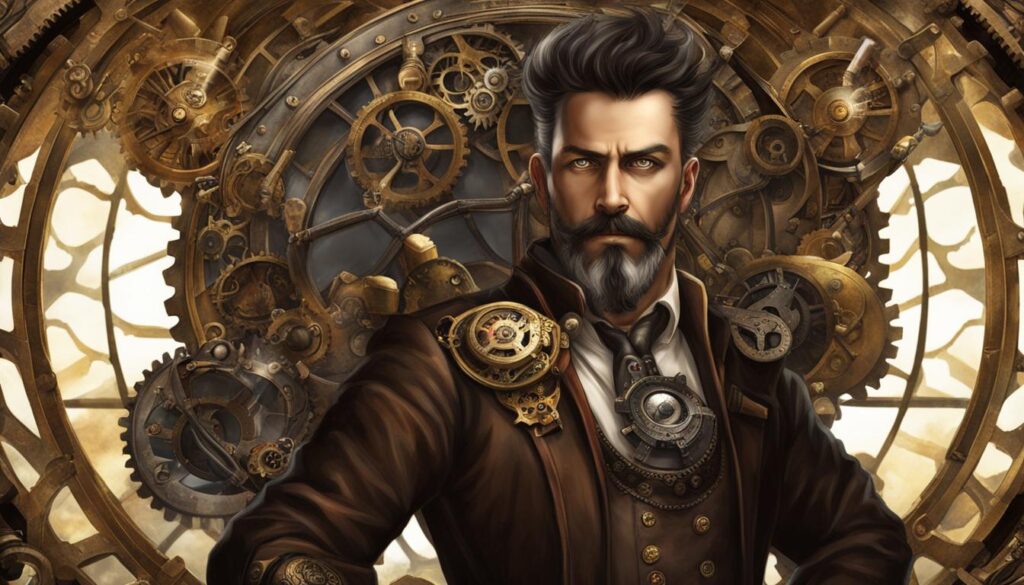 steampunk characters inspired by real philosophers