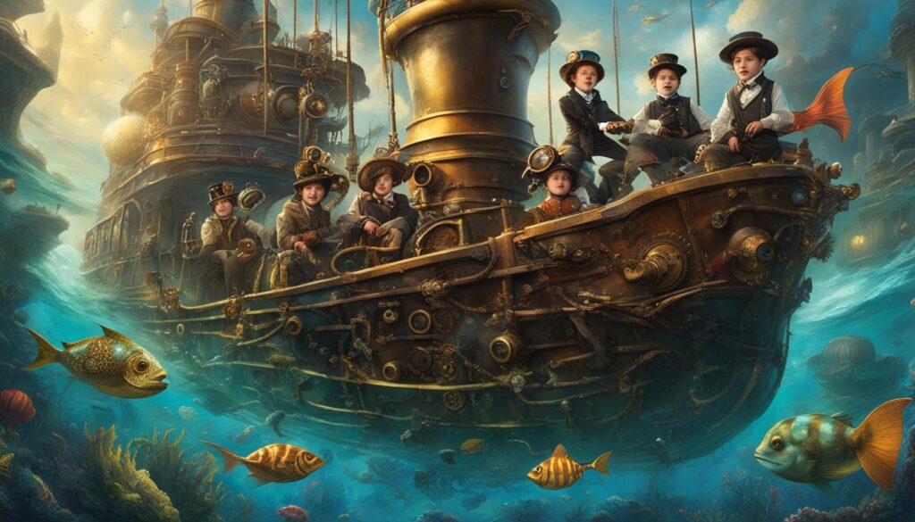 Eleven Thousand Leagues Under the Sea Party with a Steampunk Twist