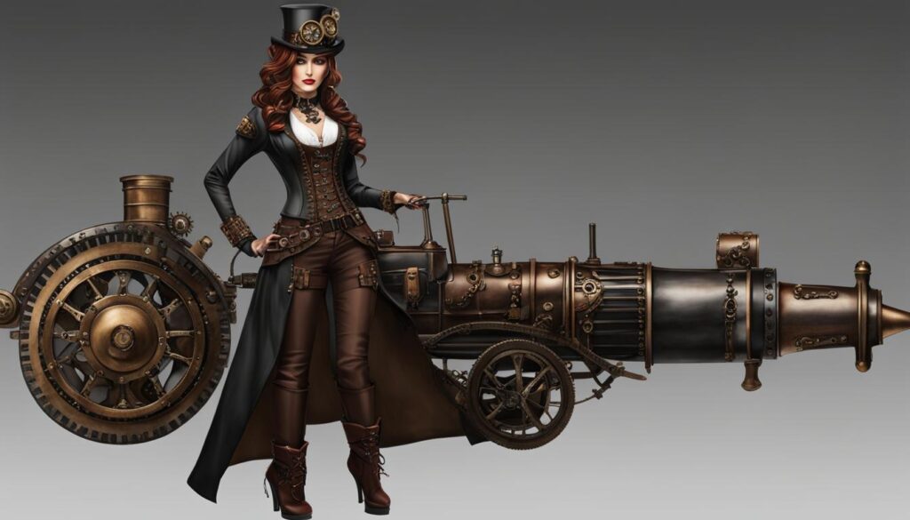 Modern steampunk outfit