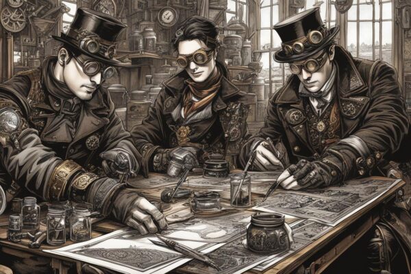 Steampunk comic artists