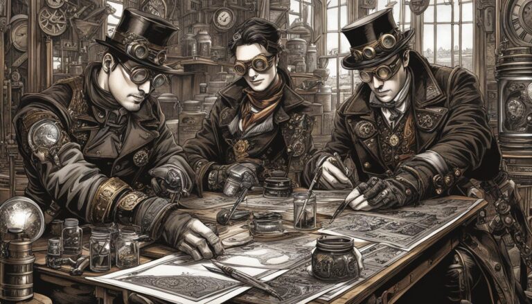 Steampunk comic artists