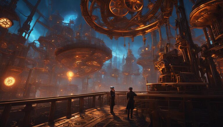 Steampunk future in VR