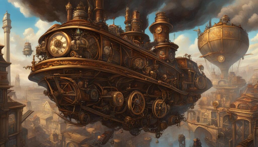 Steampunk imagery in Mortal Engines
