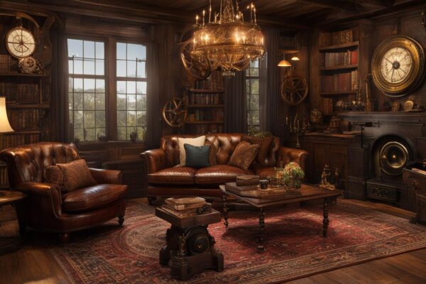 Steampunk interior design ideas