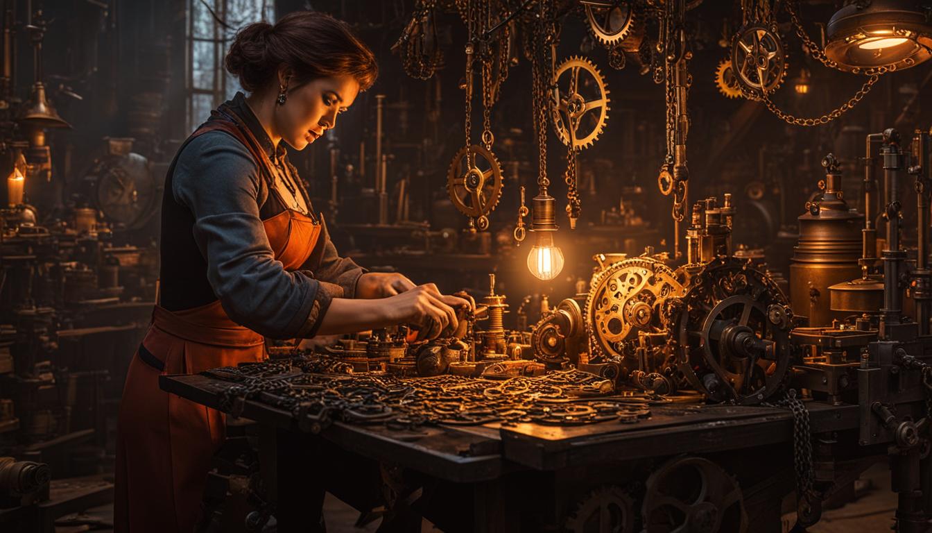 Steampunk jewelry making