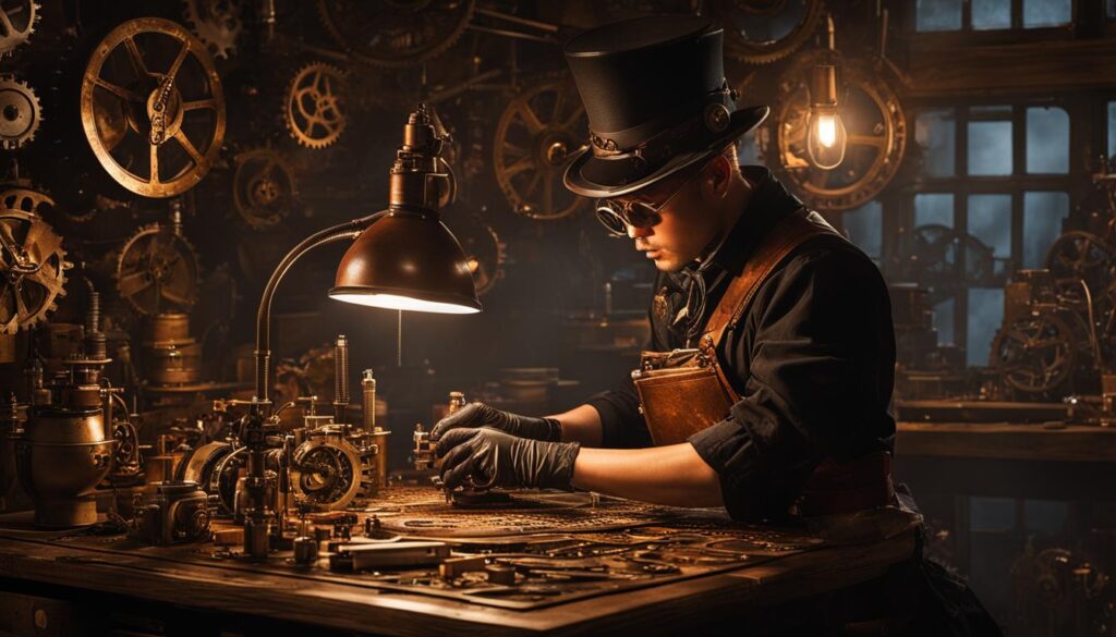 Steampunk painting techniques