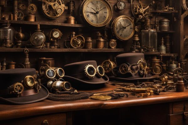 Steampunk theater props