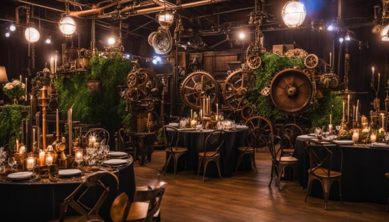 Steampunk wedding elements