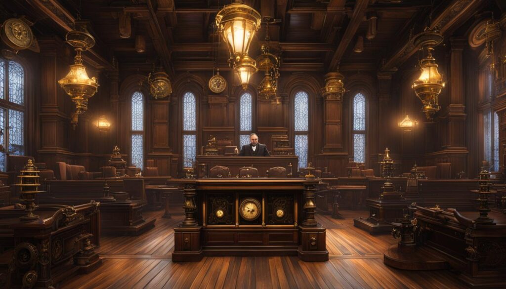 The Great Ace Attorney Chronicles - Victorian Era Courtrooms With Steampunk Decor