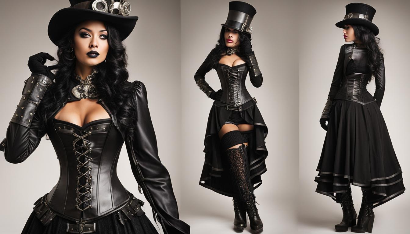 Victorian steampunk clothing