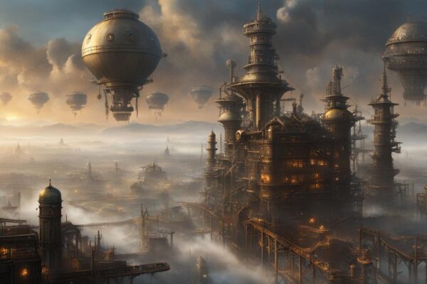 novel and story settings in steampunk