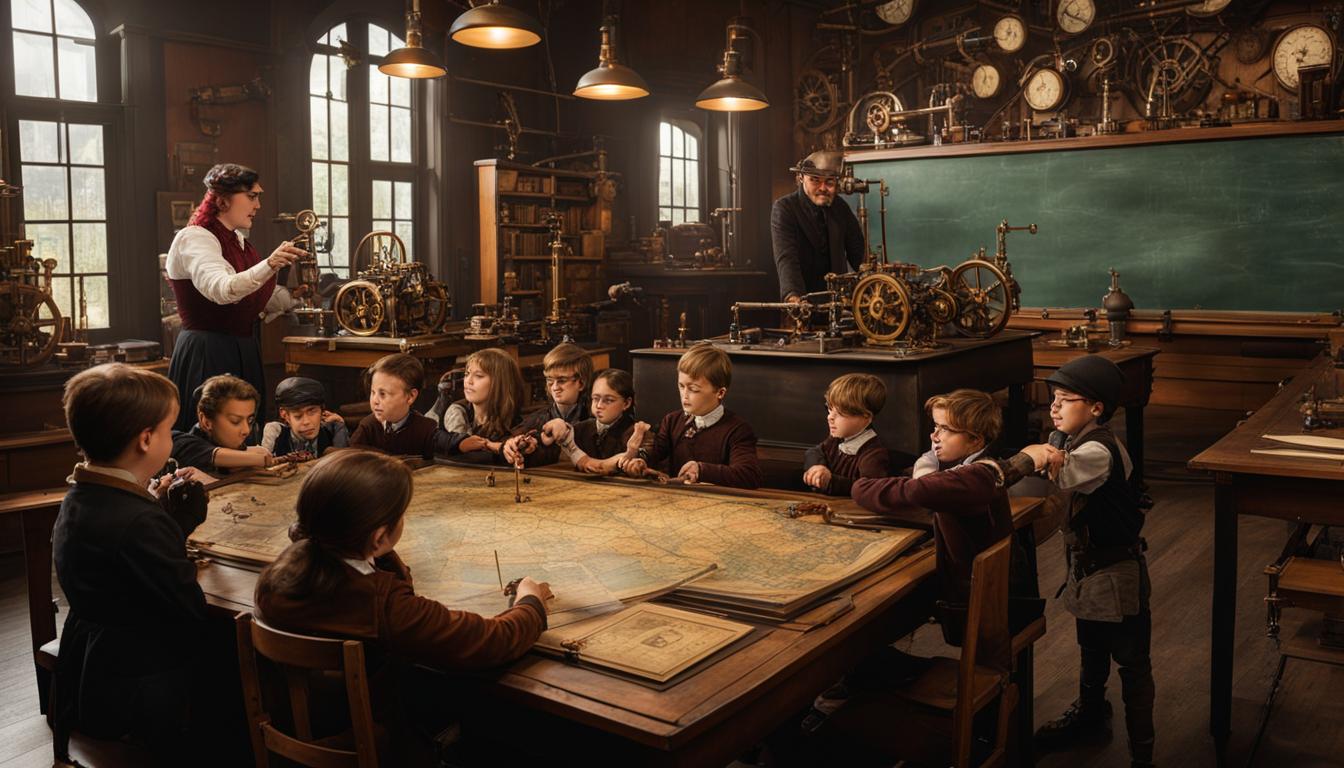 steampunk history and aesthetics for children