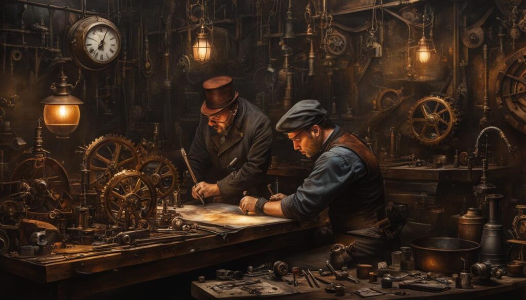 steampunk painting tips
