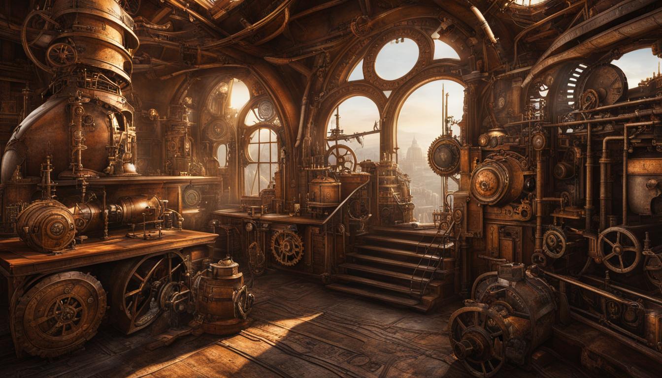 world-building principles in steampunk