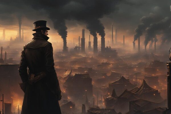 Dystopian steampunk media