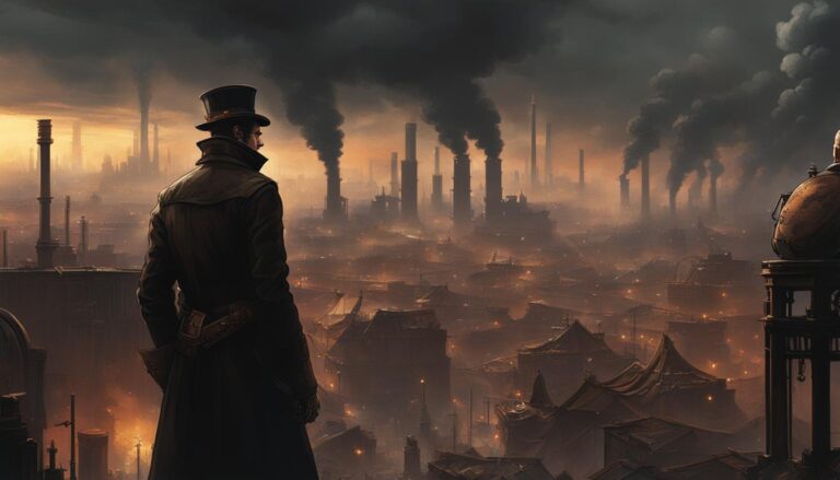 Dystopian steampunk media