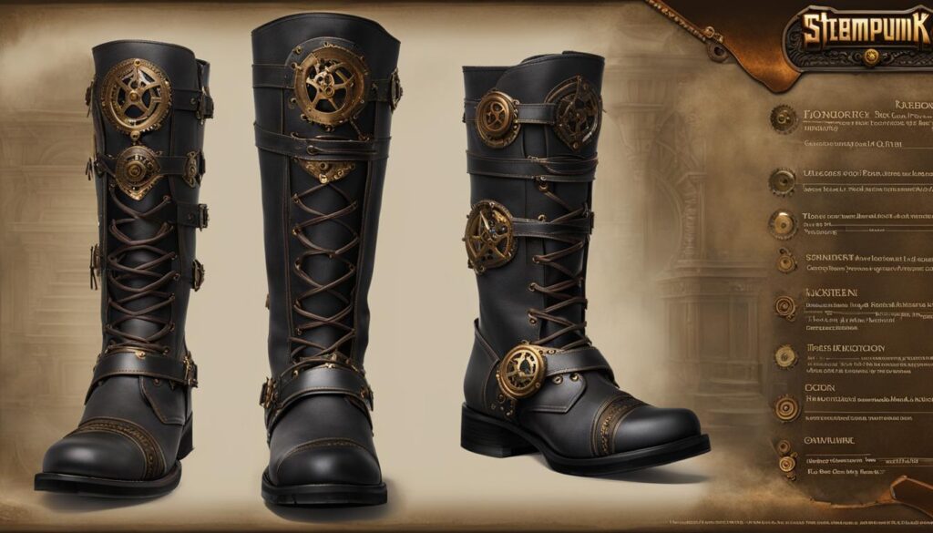 Men's Steampunk Boots