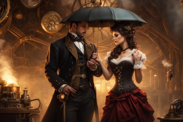 Romance in steampunk stories