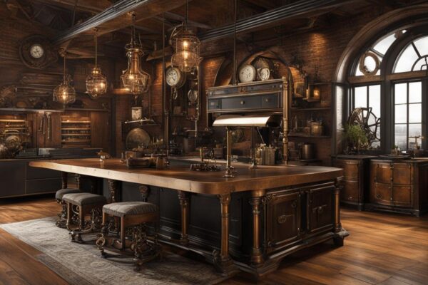 Steampunk contemporary lifestyle