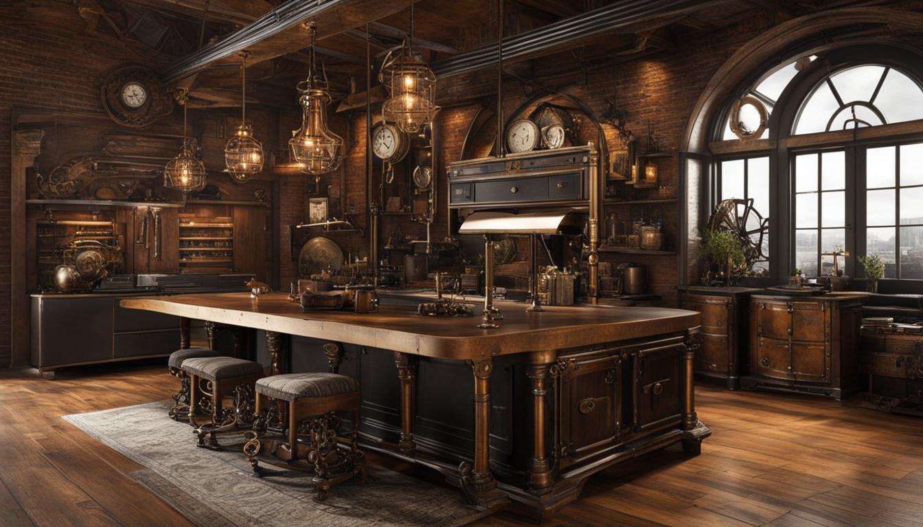 Steampunk contemporary lifestyle