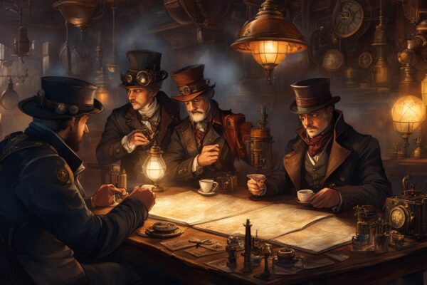 Steampunk role-playing scenarios