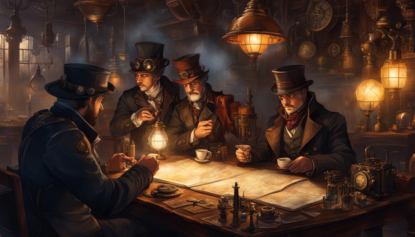 Steampunk role-playing scenarios