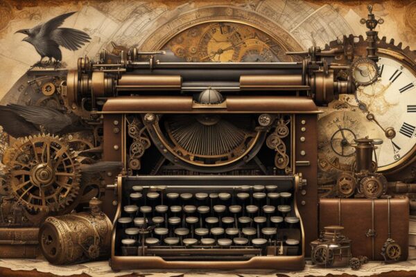 Steampunk stationery designs