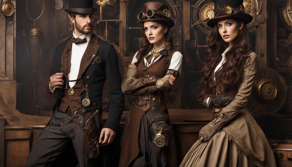 androgynous steampunk outfit inspiration