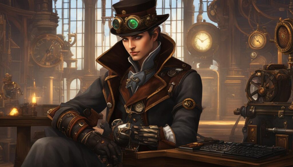 character creation in steampunk MMORPGs