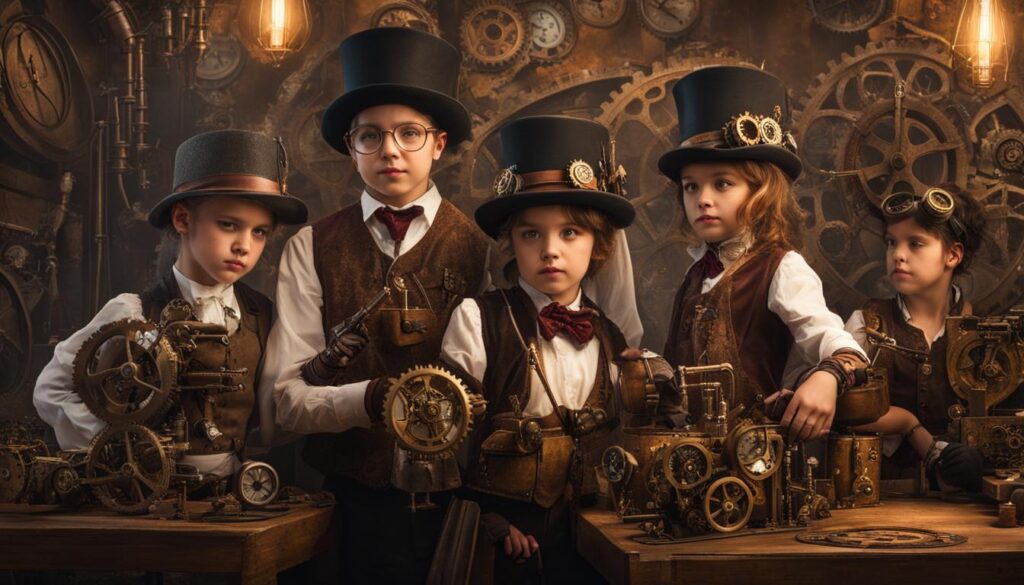 engaging kids in steampunk activities