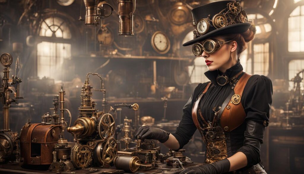 fashion designer inspired by steampunk