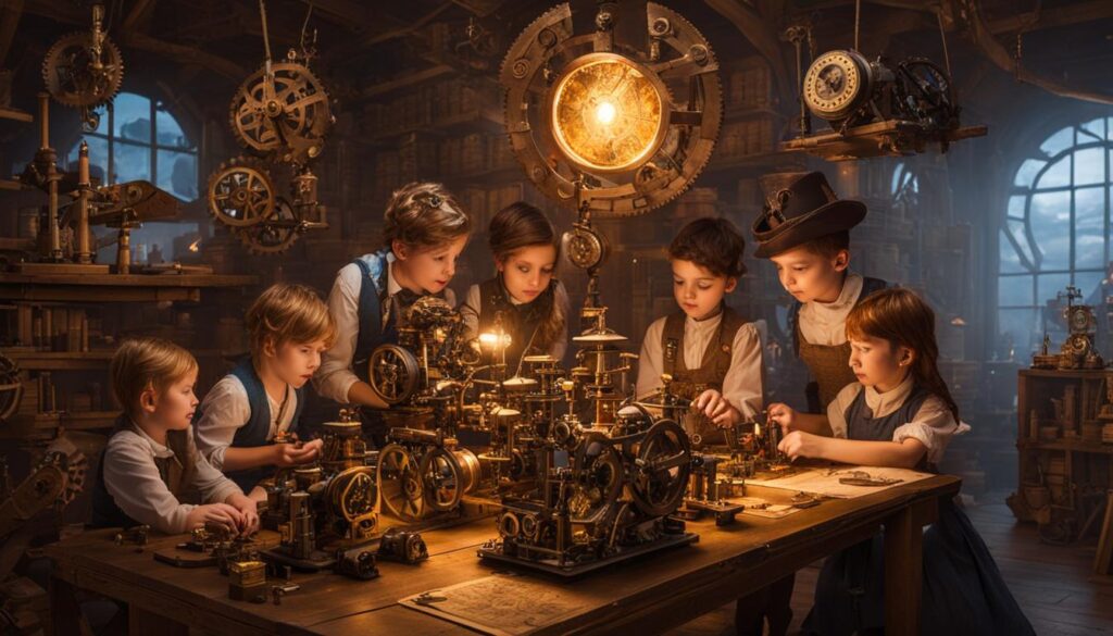 nurturing young steampunk enthusiasts