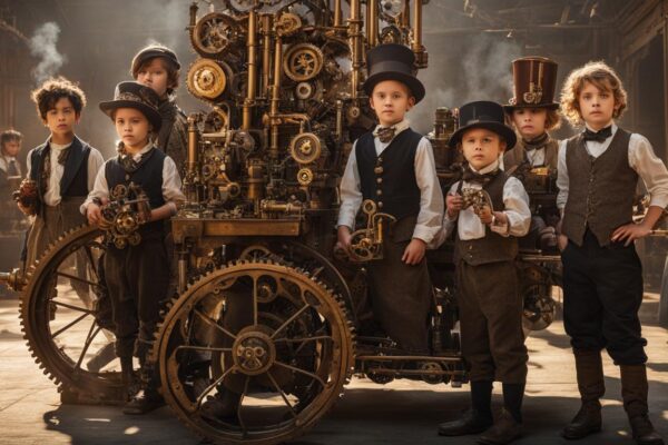 steampunk animation for young audiences