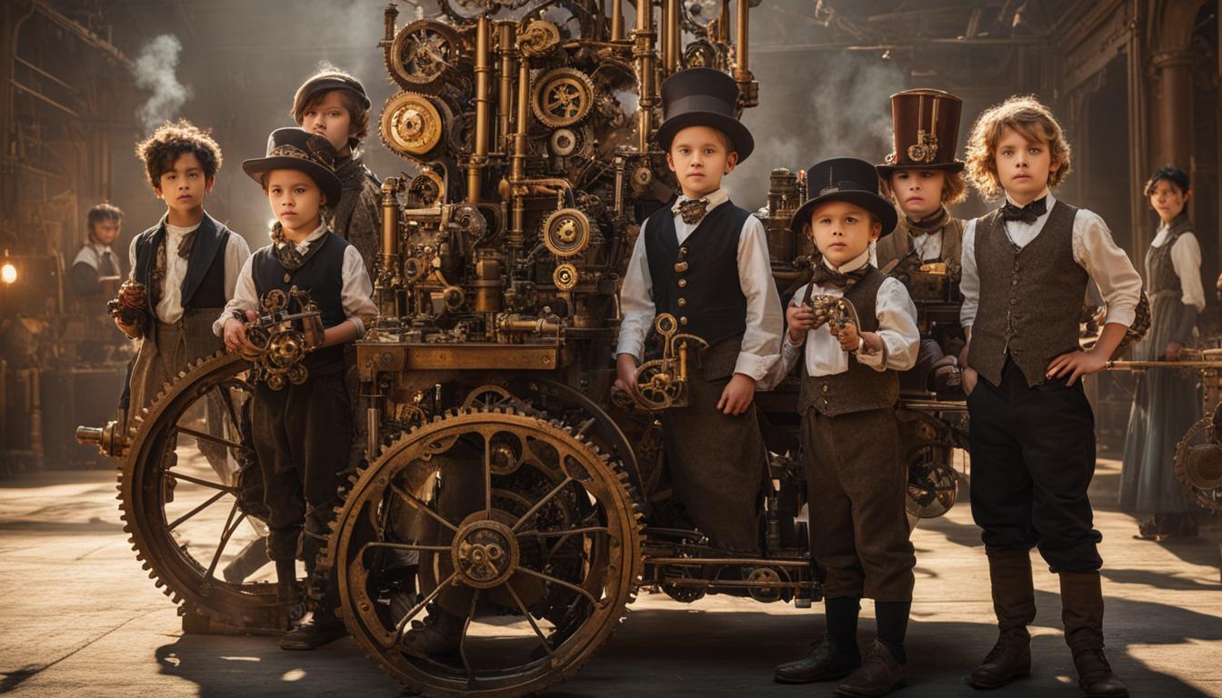 steampunk animation for young audiences