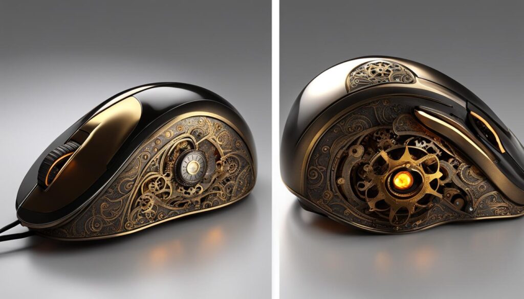 steampunk computer mouse mods