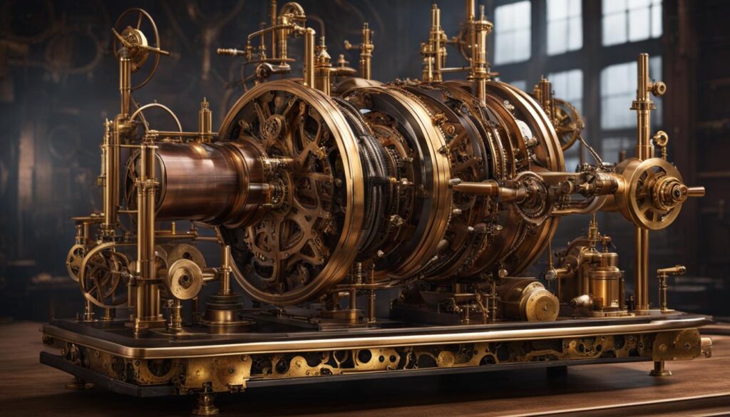 steampunk kinetic machine