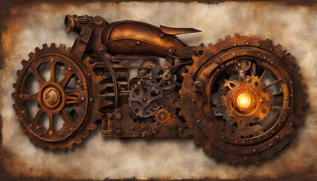 steampunk painting techniques