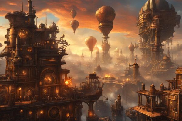 steampunk world-building in games