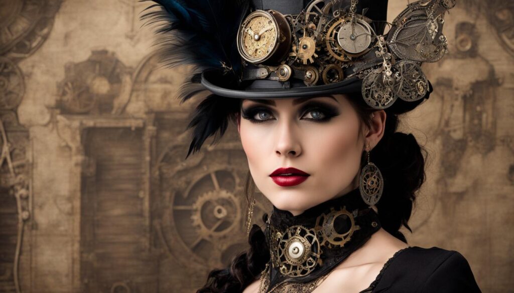 upcycled steampunk fashion