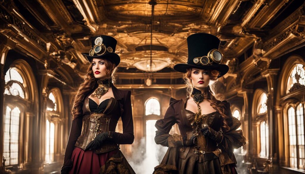 Steampunk fashion in diverse societies