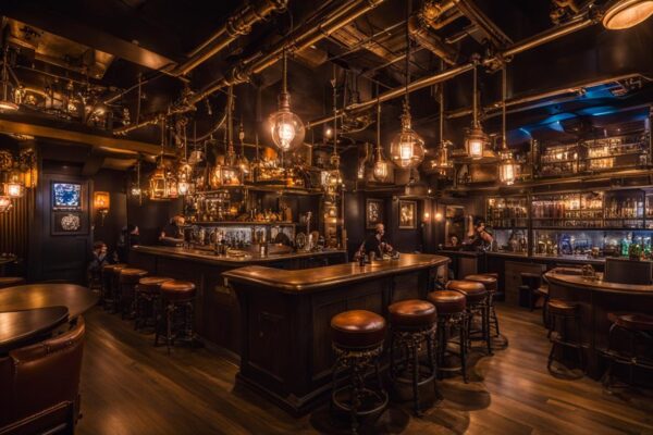 Steampunk gaming cafes