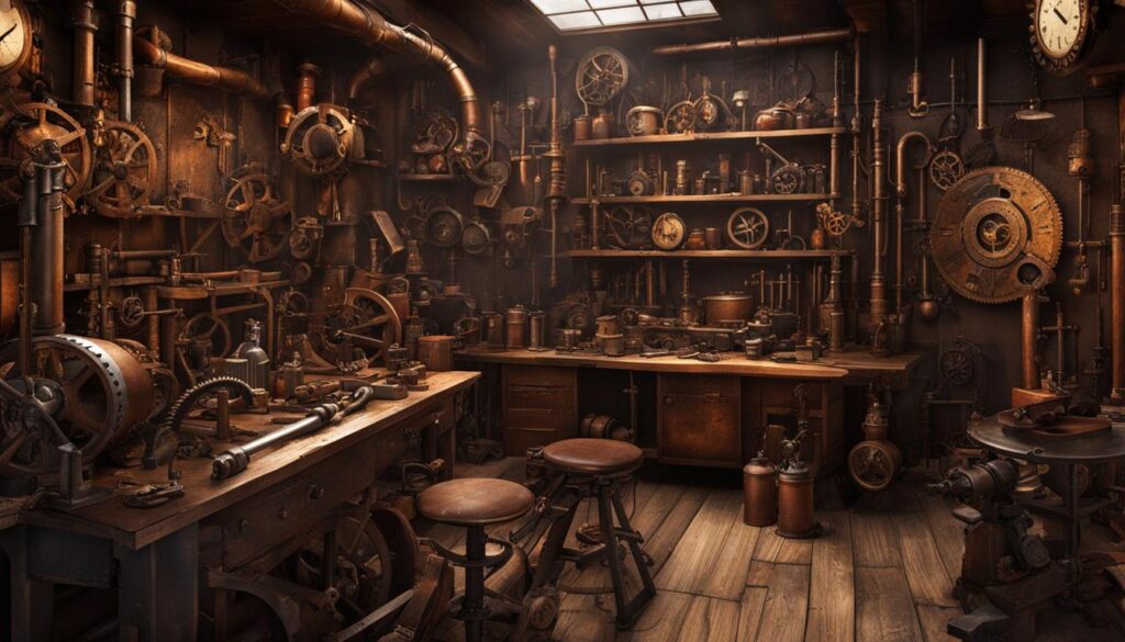 Steampunk materials and tools