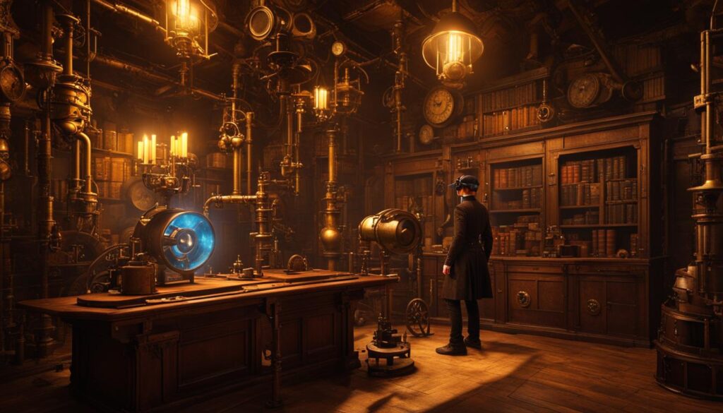 exploring steampunk stories through VR technology