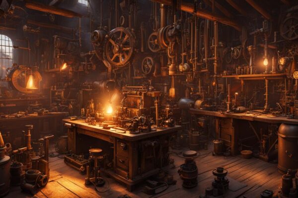immersing in steampunk crafting