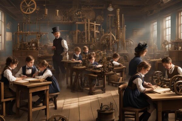 steampunk themes in education