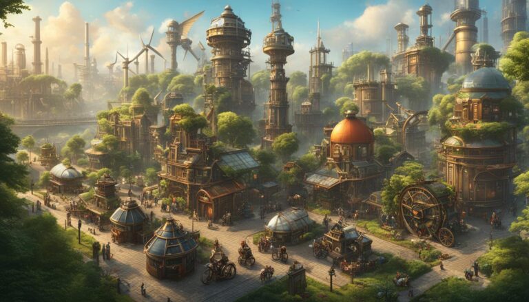 steampunk and eco-friendly tech